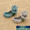 4*5 cm figurki stawowe Miniaturowe rzemiosło żywicy do domu Zen Zen Dekoracja ogrodu Relaks Home Tea Pet Pet