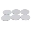 Table Runner 6pcs/set cuscinetto non slittata in acciaio inossidabile con supporto in metallo isolamento rotondo cucine cucine tazze tappeti cuscinetti