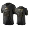 Jerseys New York''Giants''Men 8 Daniel Jones 26 Saquon Barkley 10 Eli Manning Women Youth''NFL Black Custom Vapor Limited Golden Edition Jersey