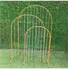 Декоративные цветы arcos de boda hierro forjado accessorios metal en forma n arcoiris soporte flores artificiales plomo