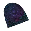 Boinas 2023 Chapéu quente para mulheres gradiente Mandala Boho Mosaic Tels empilhando chapéu de capacete de chapéu de quadril