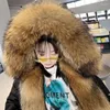 Women's Fur Fake Women Winter Coat Long Faux Hooded Overcoat Girls Sleeve Outerwear Black Oversize 4xl 5xl Windbreaker