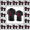 San Francisco''49ers''Men 99 Javon Kinlaw 5 Trey Lance 11 Brandon Aiyuk 85 George Kittle Dames Jeugd Zwart Custom Vapor Limited Jersey