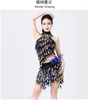 Stage Wear Sequined Latin Dance Dress Sexy Belly Dancing Chinese Folk Clothing Pole Jazz Tassel Rave Outfits Dancewear