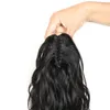 Kantpruiken lichaamsgolf klauwclip in staart menselijk haar voor vrouwen staart Braziliaanse remy haarclip in staart 230817