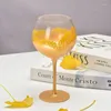 Bicchieri da vino tazza d'acqua per la casa super grande sei colori ins arancia rossa da donna alta bellezza