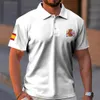 Polos para hombres España Polo Camisa Verano Manga corta Camiseta para hombres Moda Negocios Tops transpirables Camisetas de gran tamaño Alemania Hombre Ropa 230817