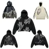 Mäns hoodies tröjor y2k hoodies för kvinnor och män vinter anime tröjor väsentliga överdimensionerade koreanska mode tröjor grunge jackor streetwear 230815