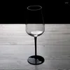 Wine Glasses Handmade Red And Black Stem Bordeaux Burgundy Household Large-Capacity Lead-Free Crystal Champagne Goblet Gift Box