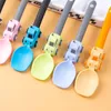 Ensembles de vaisselle 2PCS / Set Children's Car Table Vérification Cartoon Spoon Fork Baby Materials Safety Ustensiles For Kids Portable Cutlery Portable