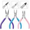 Jewelry Pouches Pliers Set Making Tools Kit Round Nose Needle Wire For