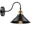 LAMPE MURME BLACK INDUSTRIAL SIGNE FARMATHERS FARMAUX E27 Éclairage à montage vintage en col en bouche pour chambre à coucher pour chambre à coucher