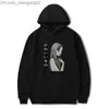 Sweats à capuche pour hommes Sweats à capuche Steam Sadness Japanese Anime Girl Sweat à capuche esthétique Hip Hop Vêtements de rue unisexes Sweat à capuche chaud pour hommes Z230819