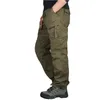 Men's Jeans Casual Cargo Pants MultiPocket Tactical Military Army Straight Loose Trousers Male Overalls Zipper Pocket Seasons 230817