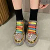 Dress Shoes 2023 Spring and Autumn Fashion Height-raising Lightweight Lace-up Anime Casual Shoes Sneaker Anime None-Woven Sweat-Absorbant J230818