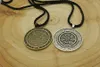 Hangende kettingen 1 stcs Viking Odin's symbool van Noorse runische ketting runen vegvisir kompas