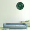 Relógios de parede para decoração da sala de estar silenciosa relógio UV opera