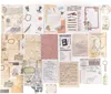 Embrulho de presente 260pcs pacote de suprimentos de álbum de recortes vintage para artistas de artesanato de artigos junk junkings kits de artesanato de papel diy diy