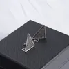 Designer Mens Pendant Necklace Diamond Jewelry Set Women Triangle Silver Earrings Letter Chains Bracelet Jewlery Sets Necklaces CYG238181-3