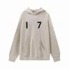 2023 Designer Hoodie Mens Womens Hoodies Pullover Tracksuit Letter Tryckt Crewneck Loose Long Sleeve Black Grey White Hooded Streetwear 7