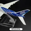 Modèle d'avion Échelle 1 400 Réplique d'avion en métal 15cm Japon ANA B787 Modèle d'avion Miniature Noël Enfants Chambre Décor Cadeau Jouets pour Garçons 230818