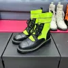Yeni en kaliteli örgü ayak bileği botları, kızlar için düz topuklu yuvarlak düz topuklu ayakkabılar lüks tasarımcı deri moda ins bootes fabrika fabrika ayakkabı boyutu 35-41 kutu