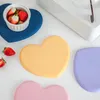 Table Mats Placemats Heart High Temperature Resistant Anti-scalding Silicone Pot Heat Insulation Pads Desktop Casserole