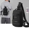 School Bags Men Small Sling Backpack Cross Body Shoulder Chest Bag Antitheft Travel Motorcycle Rider Waterproof Oxford Male Messenger 230823