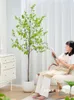 Decorative Flowers Hanging Bell Tree High-quality Poncho Living Room Decoration Indoor Fake Plant Northern Summer Home.