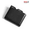 Wallets 2023 Anti Theft Brush Card Insert Men's Short Leather Wallet PU Multi Zipper Clip Bag