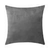 Pillow Nordic Solid Velvet Cover Sofa 45x45cm Pillows White Decorative