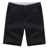 Męskie szorty noszą swobodne środkowe spodnie zachodnie garnitur Mężczyźni Summer Cienka czyste bawełniana 2023 Wysokiej jakości kolthing