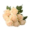 Dekorativa blommor Imitation Rose Desktop Centerpiece Artificial Flower for Wedding Table Home Party Decorations Diy Supplies