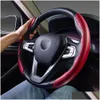 Rattet täcker 1Pair Car Booster er Carbon Fiber Look Non-Slip Interior Decoration Accessoarer för deco Drop Delivery Mobiles DHCH9