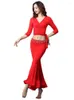 Stage Wear Oriental Dancing Dancing Dance Dance Woman Belly Performance Abiti latini costumi a V-Neck costume Urban Jazz Arab Classical