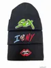 Beanieskull Caps Trend Trend Hip-Hop Skateboard Cold Hat Sex Records Matty Boy, вышитые кожаные вязаные мужчины и женщины.