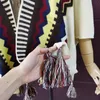 Maglioni da donna AYUALIN Mantelle autunnali oversize vintage Cardigan scozzese allentato etnico Nappa Boho Sciarpa lavorata a maglia per donna 230904