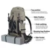 Backpackpakketten Backpack Professional Outdoor Wandel Traveltas Grote capaciteit 70L Mountaineering Camping Support System NH70B070 B 230816