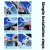Ayakkabı Parçaları Spring Press Lock Shoelace Tie Düz Elastik Danteller Sneakers Çocuk Yetişkin Ayakkabı Yok 8mm 230817