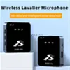 Microfoons Lavalier Microfoon SX85 Draadloze microfoon voor iPhone PC DSLR Camera Type-C Android Telefoon Interview Live Mic Noise Reduction HKD230818