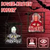 Ander evenementfeestje levert horror Halloween Talk TOys flitsende lichtgeluid Doll Scary Skeleton Ghost Prisoner Hallowen Party Decoration Haunted House Props 230817