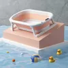 Bains de bain sièges nouveau-né bébé pliage baignoire baignoire portable pliant de grande taille