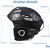 Ski Helmets Outdoor Sports Adt Mens Safety Integrally-Molded Men Women Snow Ing Helmet Snowboard Skateboard 220901 Drop Delivery Out Dhw8Z