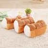 Plush Dolls Miaoowa 1pc 25cm Simulation Bread Toast Plush Tissue Box Stuffed Cotton Funny Toothpaste Creative Home Decor Girl Birthday Gift 230817