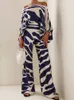 Etniska kläder 2 -stycken Set Africa Clothes African Dashiki Fashion Suit Top and Pants Suits Byxor Ropa Dama Party for Lady 230818