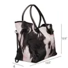 Totes Pre-order Sample Cow Print Suede Hair On Hide Tote Bag Leather Tote Bag Women Shoulder Bags Leather Handbag Totes DOM1071431 HKD230818