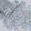 Glitter per unghie 1 kg pacco lubéri di massa olografica poliestere in polvere per artigianato fornitori arcobaleno polacco sciolto 1000g 230816