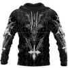 Moletons masculinos Moletons 3D Impresso Crânio Vintage Moletom Marca Qualidade Símbolos de Tatuagem Satânica Pulôver Outono Inverno Casual Homem Roupas 230817