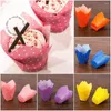 Baking Moulds Cupcake Liner Non-sticky Tools Cup 50Pcs Tulip Shape Colorful Dots Pattern For Muffin Cake