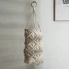 Pendant Lamps Hand Woven Macrame Lamp Shade Bohemian Cover Tassel Wedding Hanging Tapestry Chandelier Wall Decor Room